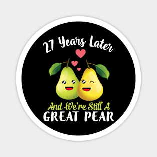 Husband And Wife 27 Years Later And We're Still A Great Pear Magnet